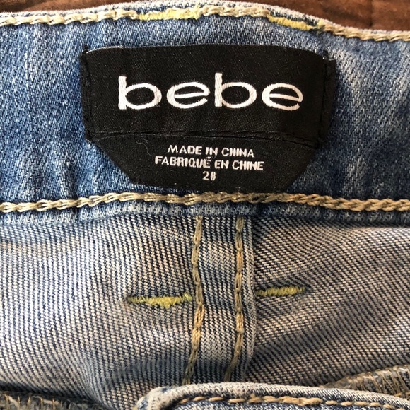 Bebe distress denim jeans - Picture 3 of 5